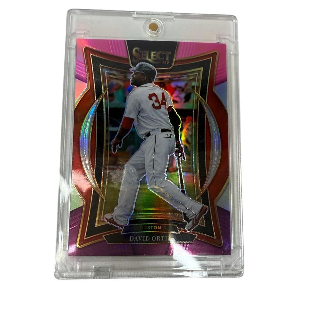 2025 Panini Select David Ortiz Pink Prizm Concourse 020/225 Boston Red Sox #96